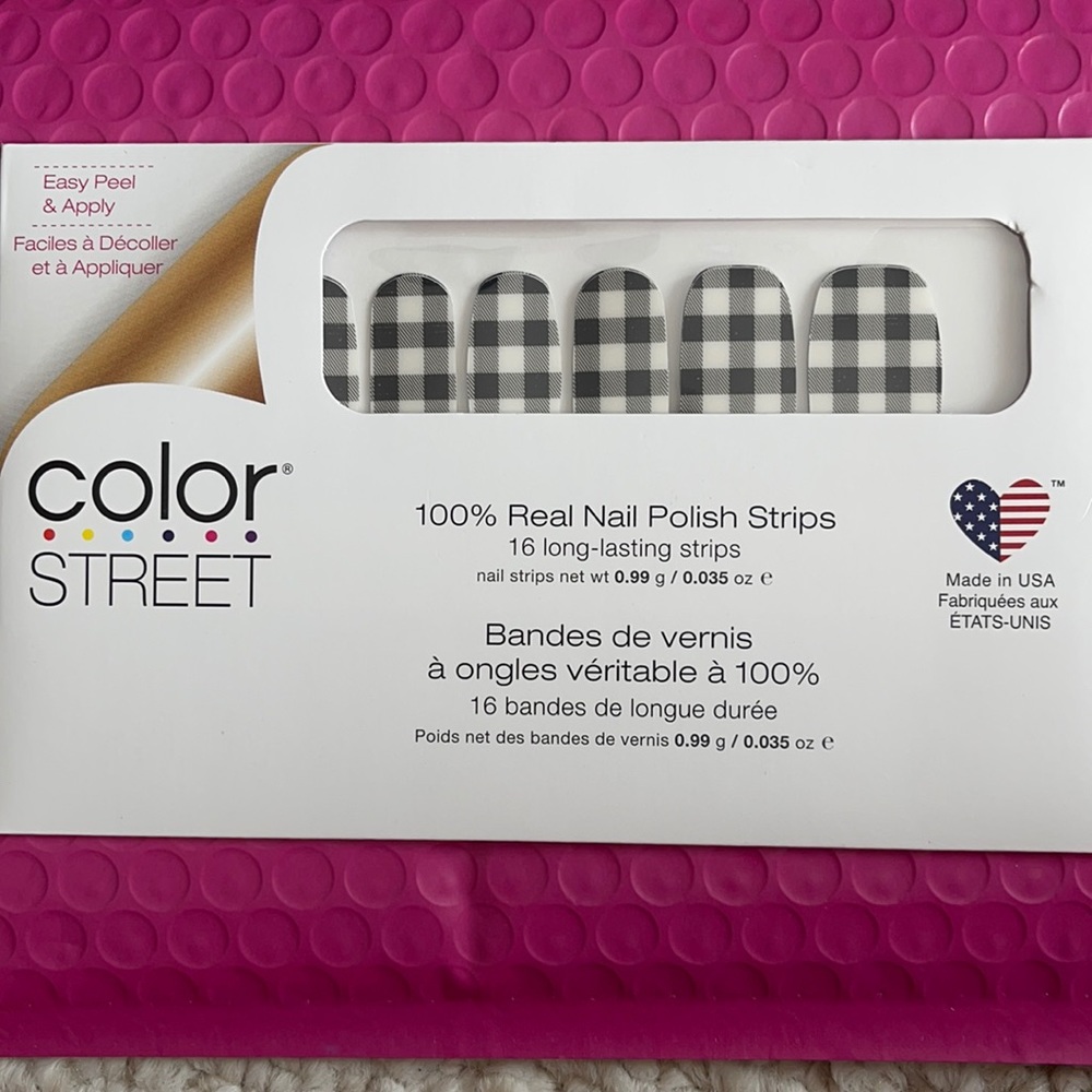Plaid about you color street nails 2/$20